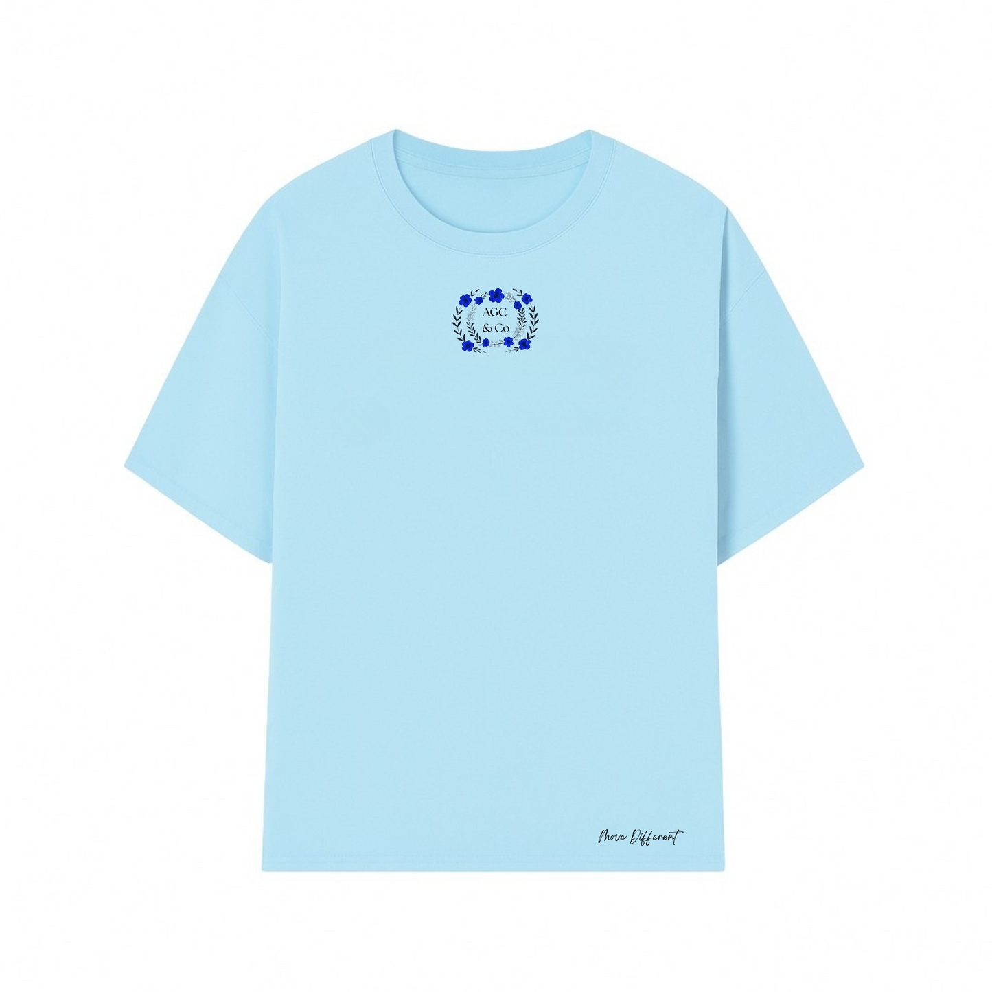 Camiseta AGC & Co sky blue